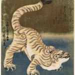 歌川国貞　虎図　1830年