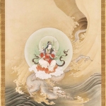 橋本雅邦 騎龍弁天図 1886年